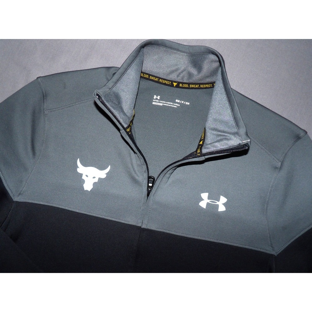 Under Armour Project Rock Zip-Up Athletic Track Jacket Men's Small